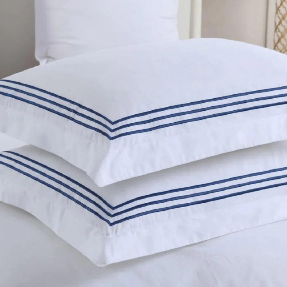M&T Linens Cotton Euro Shams PAIR 24